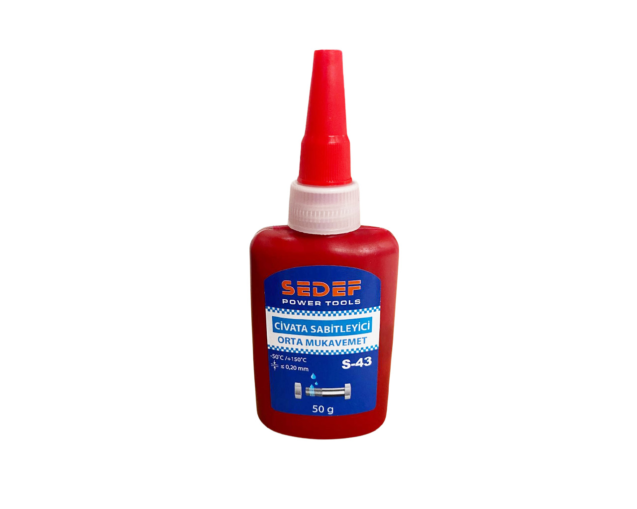 S-43 Orta Kuvvet Civata Sabitleyici 50 ml