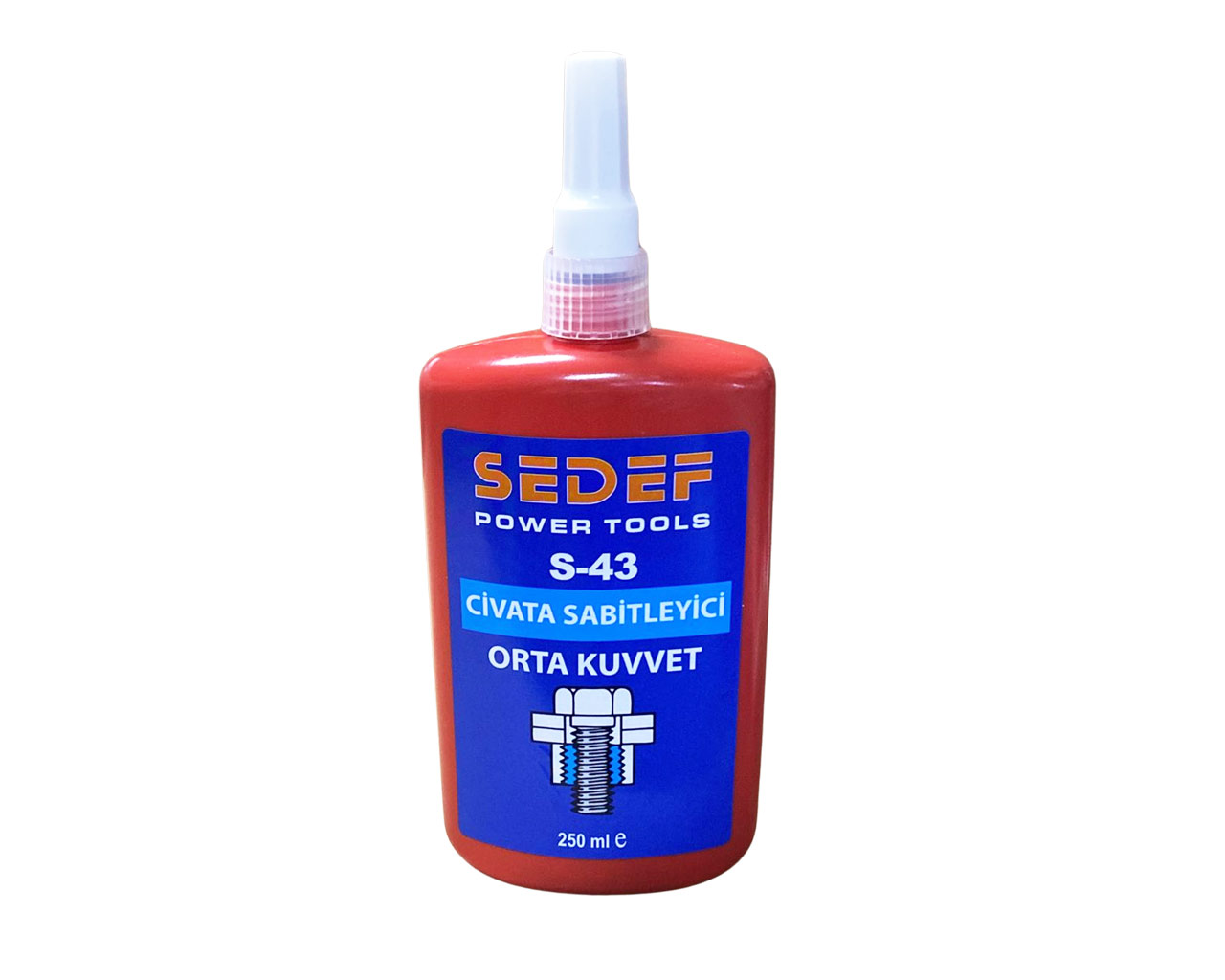 S-43 Orta Kuvvet Civata Sabitleyici 250 ml